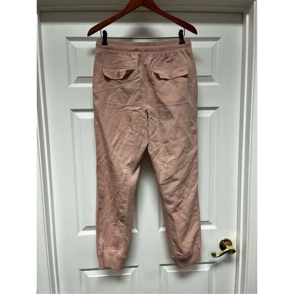 Haven Well Within Pink Lyocell Linen Pink Coastal Grandma Jogger Pants sz S NWT - Picture 9 of 11